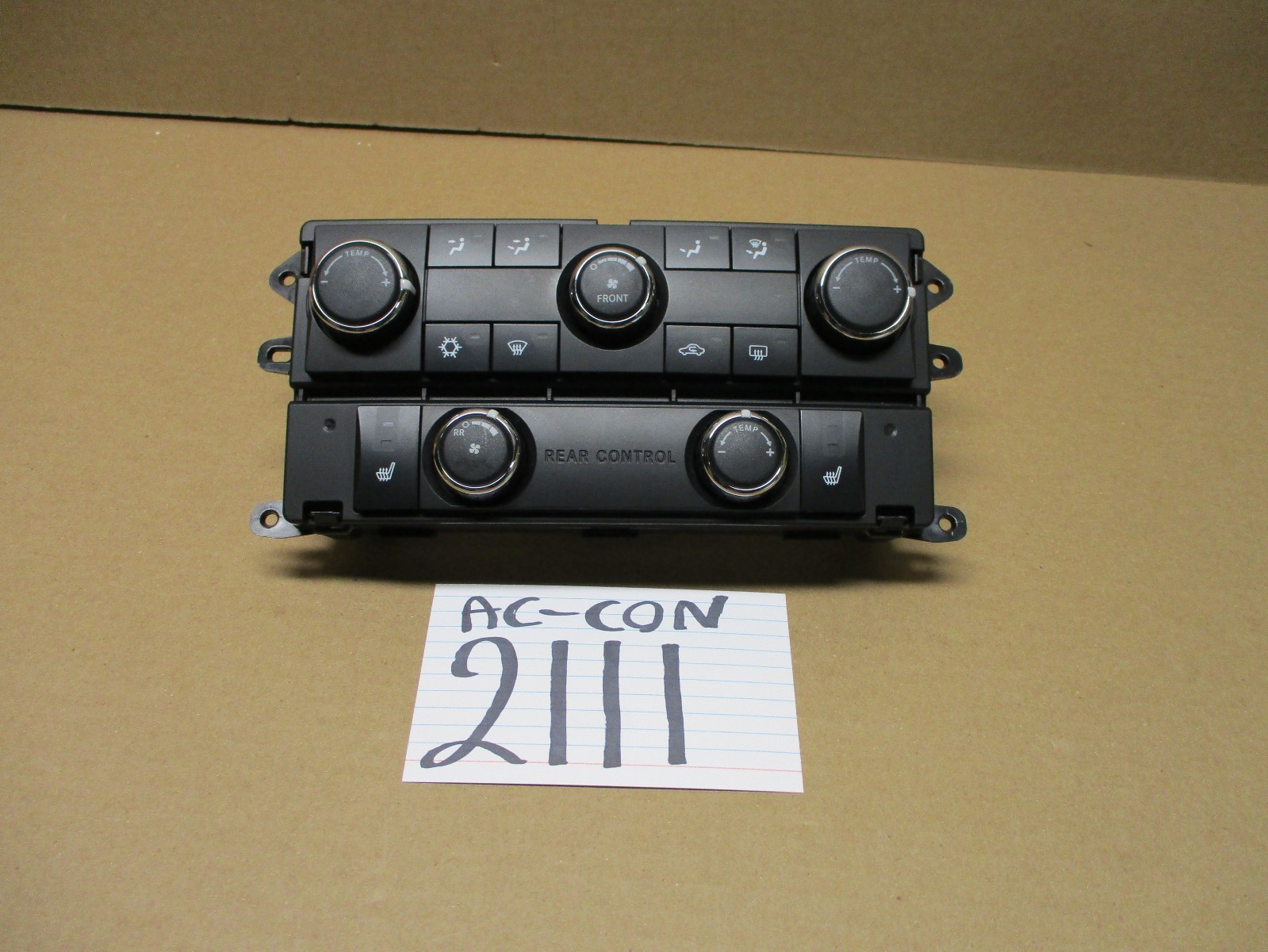 09 10 11 Volkswagen Routan AC and Heater Control Used Stock #2111-AC 