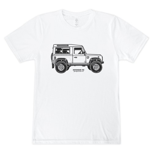 Camiseta para hombre Defender Side Graphic impresa en gráficos laterales - Imagen 4 de 5