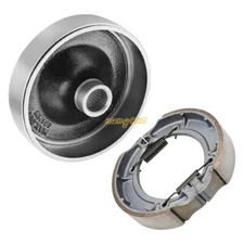 Rear Brake Drum Hub W/Shoe Kit for Yamaha Big Bear 400 Kodiak 400 4x4 YFM400 ATV