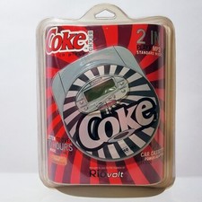 Vtg RioVolt Coke Portable CD/MP3 Player with Car Kit Coke Brand SP50C New Sealed