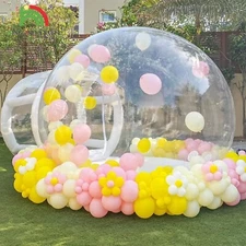 10+4.5FT Inflatable Bubble House Dome Tent w/Blower for Birthday Wedding Party