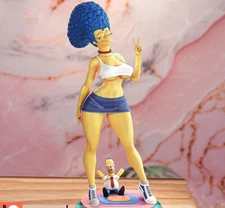 1/24 1/18 The Simpsons Marge NSFW Unpainted Unassembled Model Garage Kits