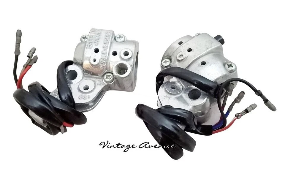 PAR DE INTERRUPTORES DE MANGO KAWASAKI GA2 GA3 GA1 GA5 G3 G7 MT1 KV7590SS A1 A7 W1 L/R Foto 4 de 4