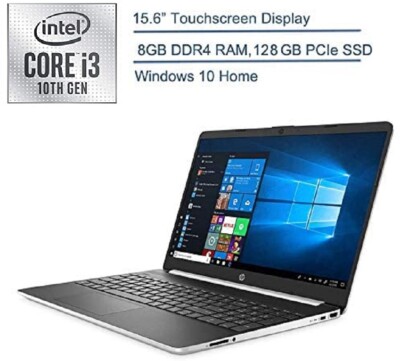  NEW HP 15.6'' HD Touchscreen Intel i3-1005G1/8G/128G SSD/Win10 15-dy1731ms  