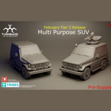 Turnbase Miniatures Modern Multi Purpose SUV Car Vehicle Zona Alfa Spectre 28mm
