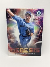 Gunnar Hoglund 2021 Bowman Chrome Draft Baseball Genesis Refractor 41/250