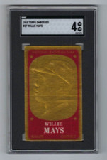 1965 Topps Embossed baseball card #27 Willie Mays San Francisco Giants SGC 4