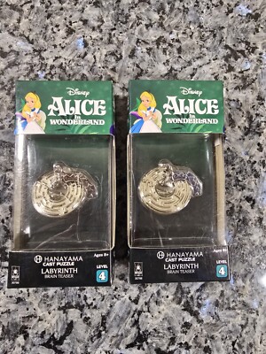 BePuzzled Hanayama Level 4 Cast Puzzle-Disney- Alice in Wonderland Labyrinth (2)