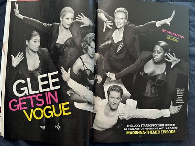Glee Rocks Madonna ultra rare Tv Guide Magazine April 2010 Glee Rocks Madonna ultra rare Tv Guide Magazine April 2010