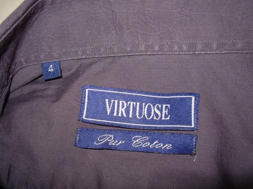 VIRTUOSE Chemise HOMME grise T4 (L) - Bild 5 von 5