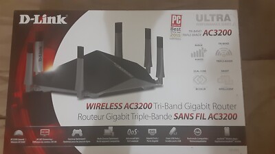 D-Link AC3200 Tri-Band Gigibit Router - DIR-890L - Black - USED