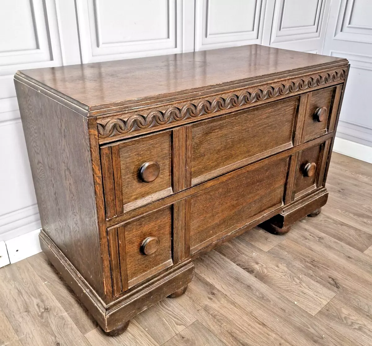 Vintage oak drawers deals