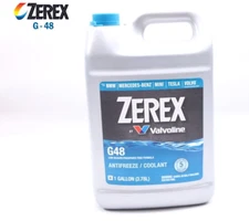 (1 Gallon) Coolant / Antifreeze - (Blue G48) For MERCEDES BENZ -  OEM ZEREZ G-48