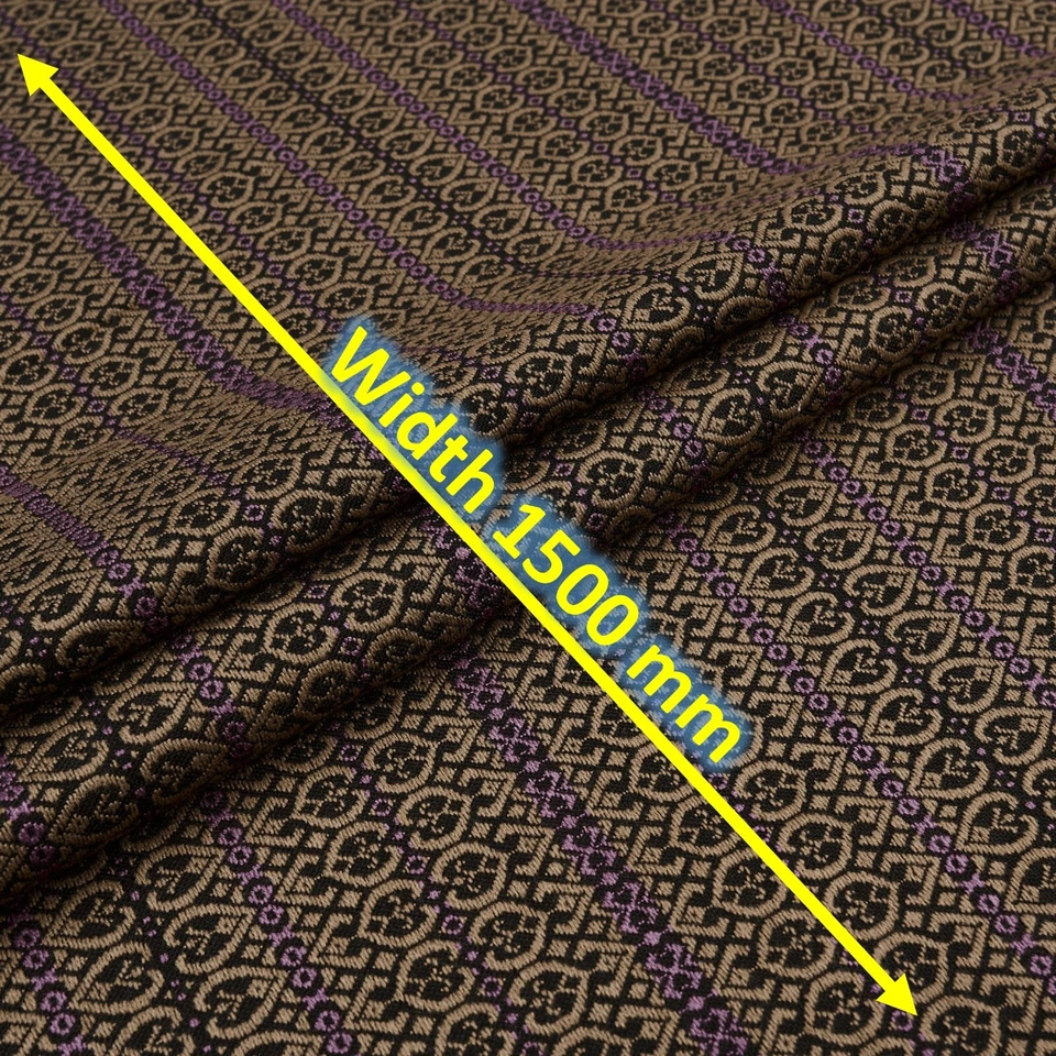 Woven Fabric with Embroidered Ornament (Lot 1m×1,5m) - Image 2 of 4