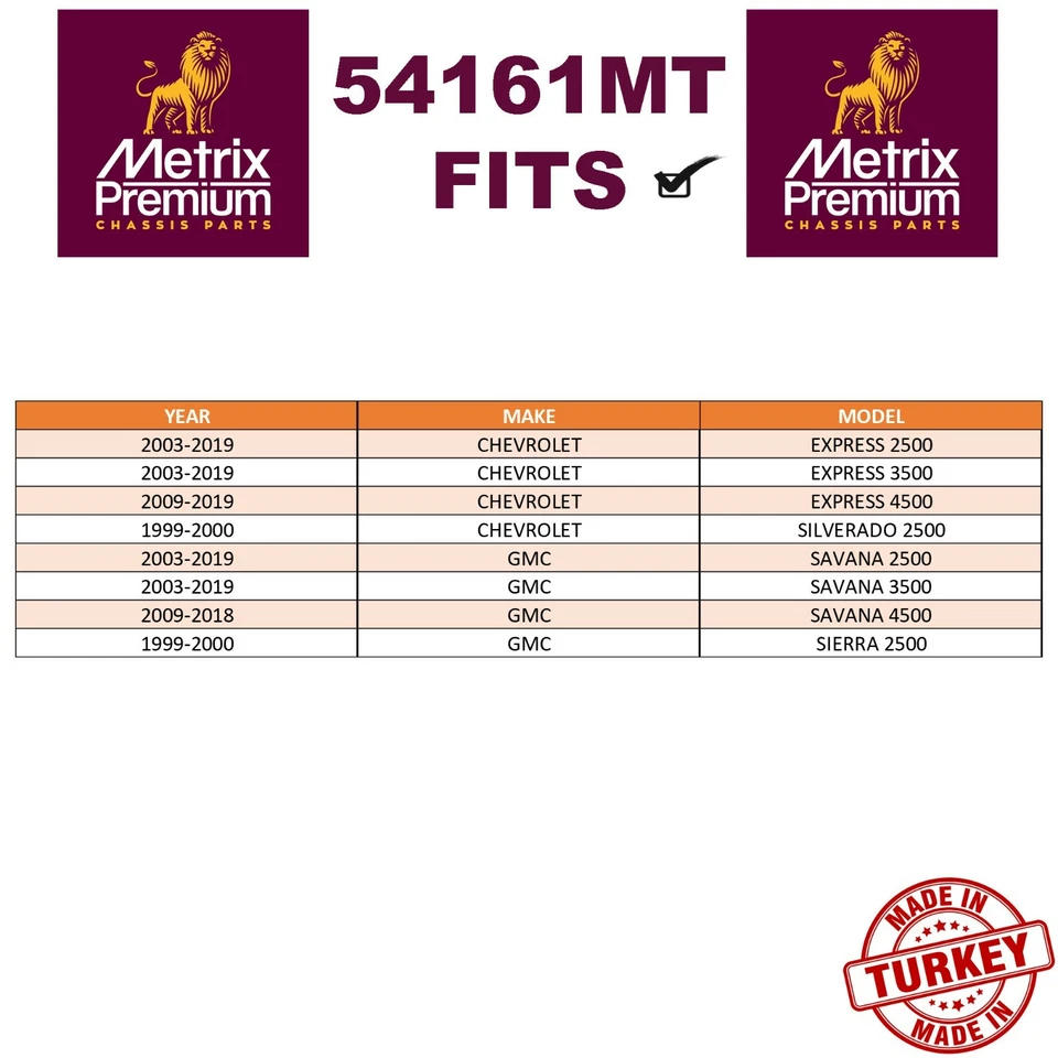 Front Left Upper Control Arm & Ball Joint for Chevy Express GMC Savana 2500 3500 - Image 2 of 4