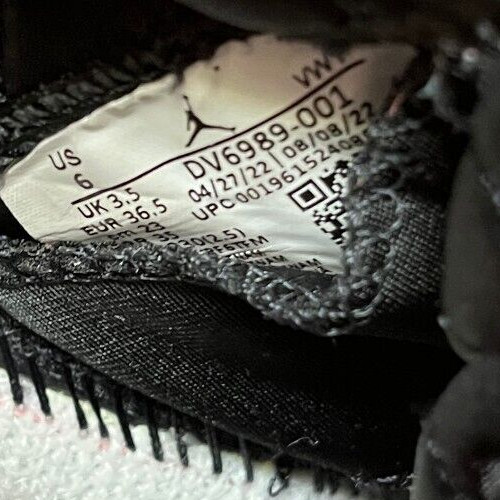 Nike Air Jordan 12 Retro SP x A Womens Size 6 Black Athletic Shoes Sneakers thumbnail 9