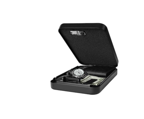 Combination Steel Portable Drawer Safe Pistol Safe Defiant 6.4X9'' NEW IN BOX - Picture 21 of 22