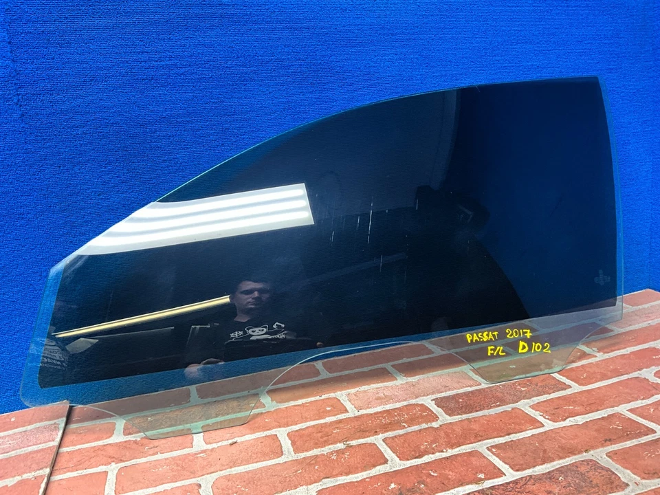 💎2016 - 2019 VOLKSWAGEN PASSAT PUERTA DELANTERA IZQUIERDA LADO DEL CONDUCTOR VENTANA CRISTAL OEM Foto 2 de 4