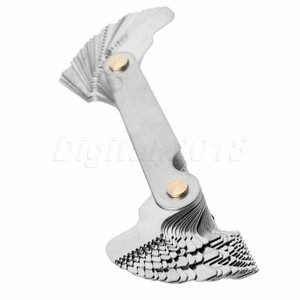 52 Blade Metric Imperial System Screw Pitch 55/60 Degree Thread Measuring Gauge 52 Blade Metric Imperial System Screw Pitch 55/60 Degree Thread Measuring Gauge