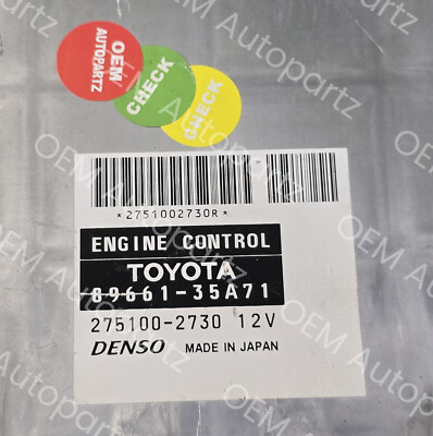 Toyota 4runner 2005-2009 Engine computer 89661-35A71 1GRFE ATM 5FC