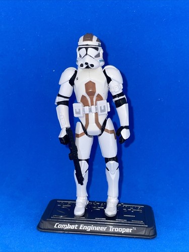 STAR WARS SAGA COMBAT ENGINEER CLONE TROOPER LOOSE COMPLETE - Picture 2 of 2