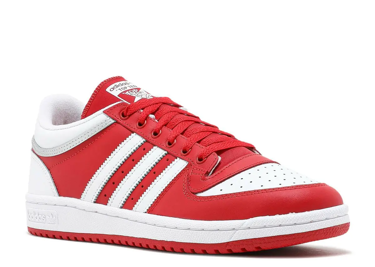 medio litro base retorta ADIDAS TOP TEN RB LOW TRAINERS SNEAKERS ATHLETIC MEN SHOES WHITE/RED SIZE  10 NEW | eBay