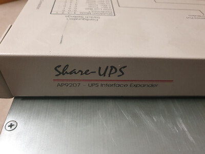  APC Share-UPS AP9207_UPS Interface Expander_8-Port USV-Management