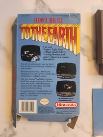 A la Tierra. CIB - NES Nintendo. Aut&eacute;ntico. Probado. Muy bueno