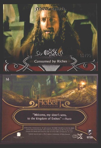 2022 Cryptozoic CZX Middle Earth Silver Parallel Base Card Singles 1-50 #/25 - Picture 10 of 52