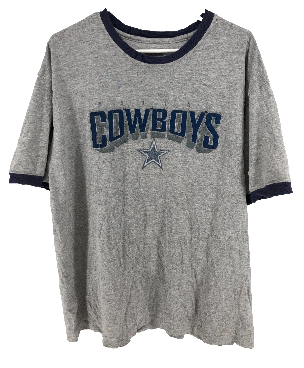 NFL Dallas Cowboys Football T-Shirt Men's Size XL Gray