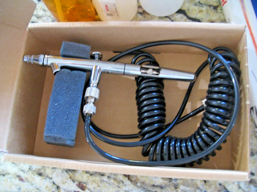 Iwata Eclipse HP-BCS Bottom Feed Airbrush ECL-200I M + Luftschlauch & Extras ALLES NEU - Bild 2 von 11
