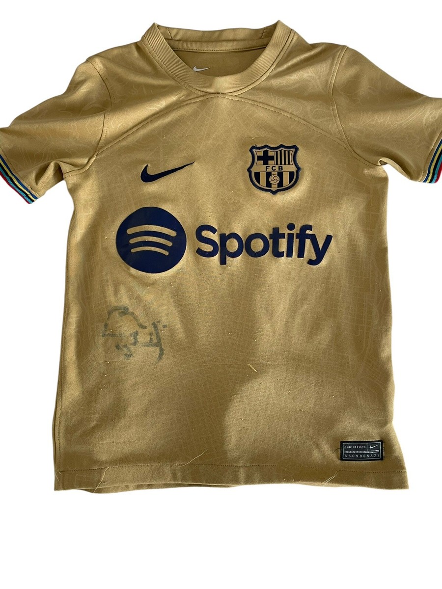 Fc Barcelona Football Jersey 2022/23 Soccer Shirt Size Kids