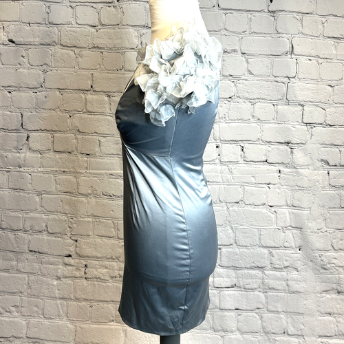 Red Herring Special Edition Silver Grey Cocktail Party Prom Dress UK Size 10 - Picture 6 of 16