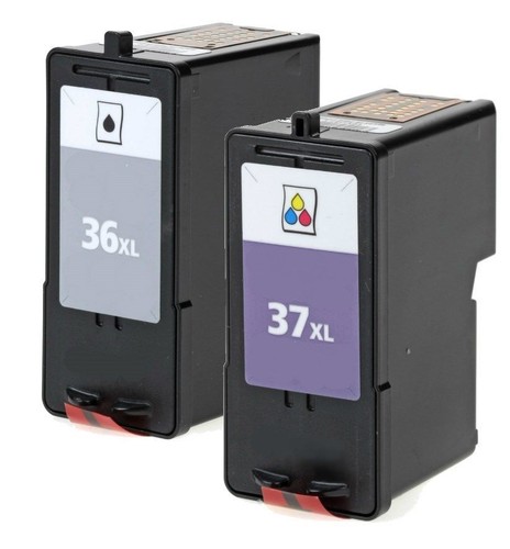 2pk Lexmark 36XL 18C2170 37XL 18C2180 