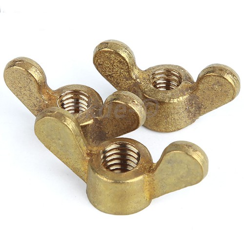 Flügelmuttern Messing M3 M4 M5 M6 M8 M10 M12 M14 M16 Flügel Muttern