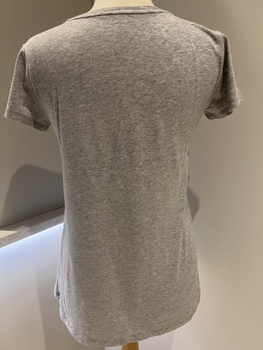 Michael Kors Damen T-Shirt Grau Nieten Peace Logo Größe Small - Bild 4 von 6