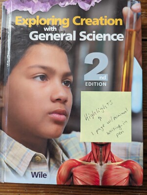 Apologia General Science 2nd Edition Textbook, High School, See Pics.