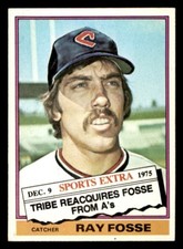 1976 Topps Traded Baseball #554T Ray Fosse NM/MT