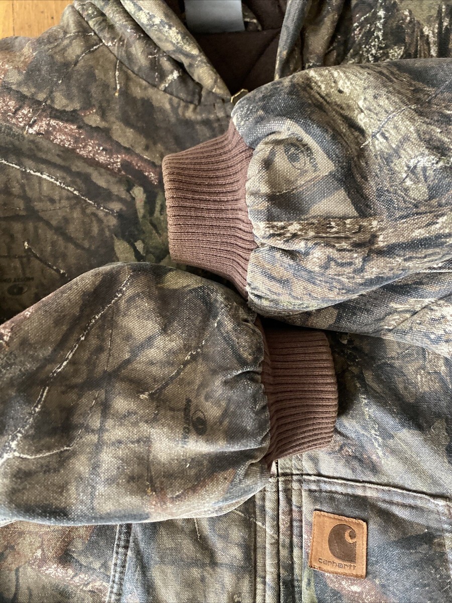 Carhartt RealTree Xtra Camo Hunting Jacket Coat Hooded Youth Size