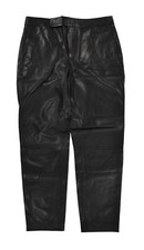 Polo Ralph Lauren Black Leather Dress Pants Slacks New 998