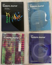 Lot Of 4 Vintage Issues of IBM Systems Journal s 2001 NIP Rare