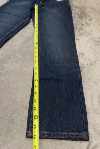 Cat & Jack Relaxed Straight Medium Blue Jeans For Kid Size 12 Slim - Picture 5 of 6