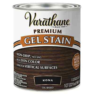 Varathane Premium Gel Stain Oil Based Kona 1 Quart