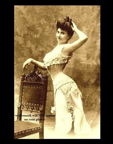 1880s Sexy Saloon Girl PHOTO Old West Dance Hall Wild Beer Gambling Joint Lady - Picture 2 of 2