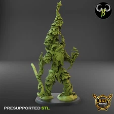 SanTree | Forest Spirit | 3D Printed Miniature | Clay Beast Creation |