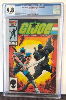 G.I. Joe, A Real Amer. Hero #46, CGC 9.8, White Pages, April 1986
