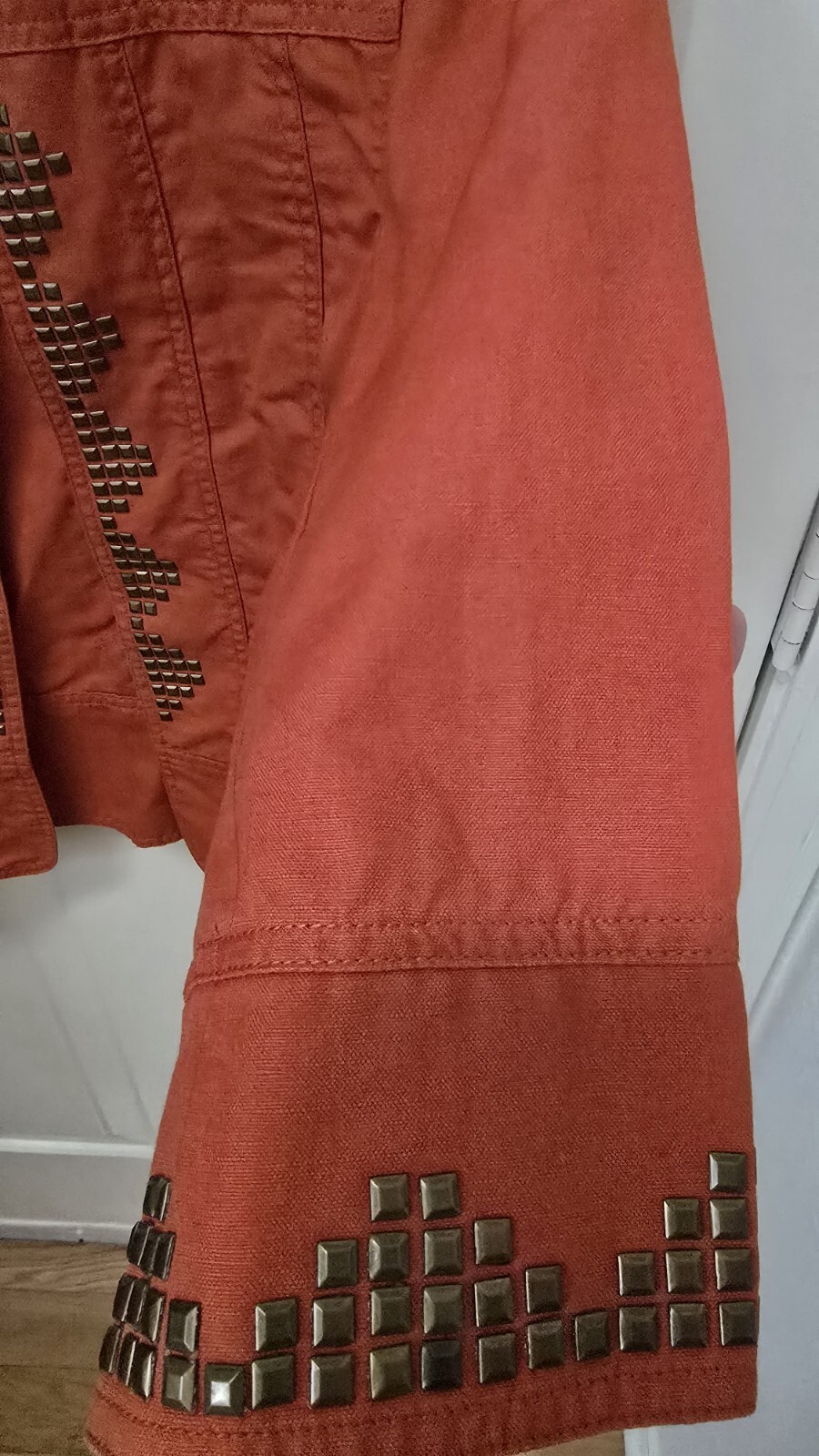 Multiples Burnt Orange Lightweight Jacket-Size Sm… - image 8