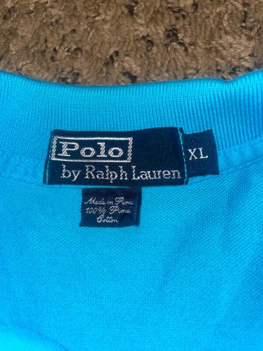 Polo Ralph Lauren leuchtendes blaues Polo Hemd aus Pima-Baumwolle XL - Bild 2 von 4