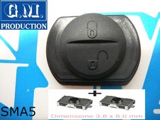 Buttons rubber for cover housing remote key Mitsubishi Colt with 2