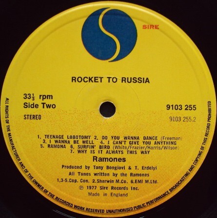 Ramones - Rocket To Russia (LP, Album) - Bild 4 von 4